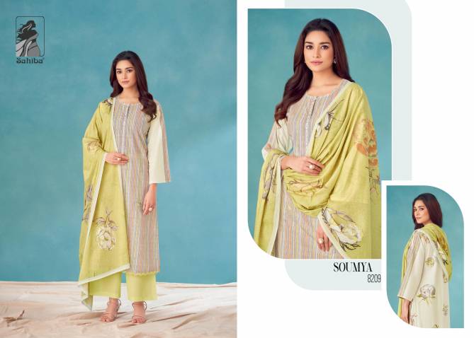 Soumya By Sahiba Digital Printed Pure Cotton Dress Material Wholesale Market In Surat